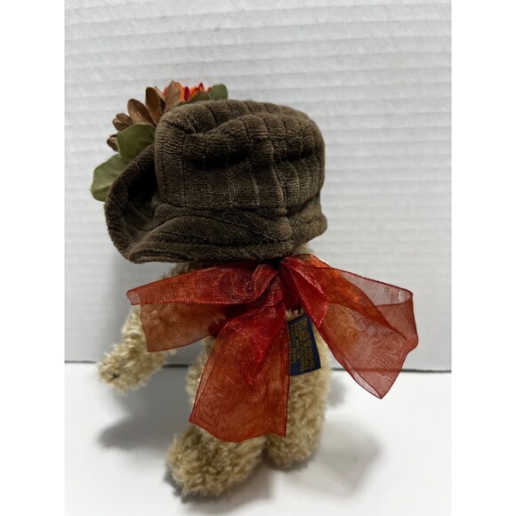 Boyds Bears Plush Miss Hedda Bearmore Vintage Jointed Hat Mum Stuffed Animal Toy - Picture 3 of 6